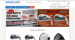 Desktop Screenshot of monarkgolf.com